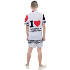 Men s Mesh T-Shirt and Shorts Set 