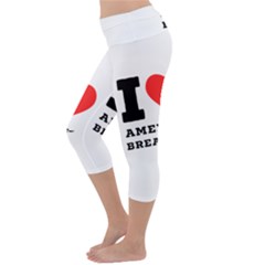 Lightweight Velour Capri Yoga Leggings 