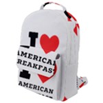 I love American breakfast Flap Pocket Backpack (Small)