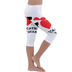 Kids  Lightweight Velour Capri Leggings  