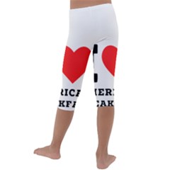 Kids  Lightweight Velour Capri Leggings  