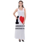 I love American breakfast Sleeveless Velour Maxi Dress