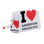 I love American breakfast Wristlet Pouch Bag (Medium)