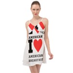 I love American breakfast Summer Time Chiffon Dress