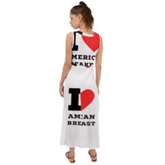 V-Neck Chiffon Maxi Dress 
