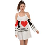 I love American breakfast Boho Dress