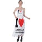 I love American breakfast Tie Back Maxi Dress