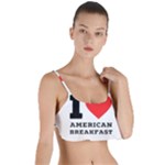 I love American breakfast Layered Top Bikini Top 