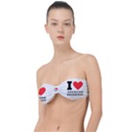 I love American breakfast Classic Bandeau Bikini Top 