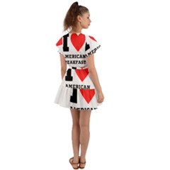 Flutter Sleeve Wrap Dress 