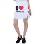 I love American breakfast Tennis Skirt