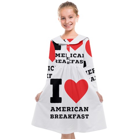 I love American breakfast Kids  Midi Sailor Dress from ArtsNow.com