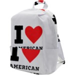 I love American breakfast Zip Up Backpack