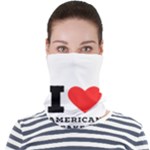 I love American breakfast Face Seamless Bandana (Adult)