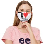 I love American breakfast Fitted Cloth Face Mask (Adult)