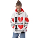 I love American breakfast Kids  Oversized Hoodie