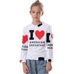 I love American breakfast Kids  Frill Detail Tee