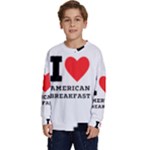 I love American breakfast Kids  Long Sleeve Jersey