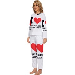 Womens  Long Sleeve Lightweight Pajamas Set 
