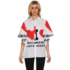 Women s Batwing Button Up Shirt 