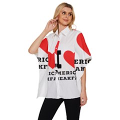 Women s Batwing Button Up Shirt 