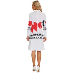 Long Sleeve Shirt Collar A-Line Dress 