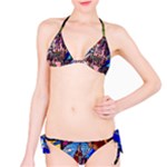 Beauty Stained Glass Castle Building Classic Bikini Set