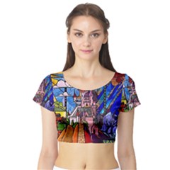 Short Sleeve Crop Top 