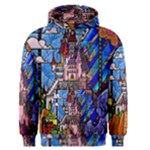 Beauty Stained Glass Castle Building Men s Core Hoodie