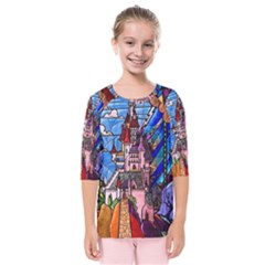 Kids  Quarter Sleeve Raglan T-Shirt 