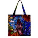 Zipper Grocery Tote Bag 