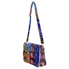 Shoulder Bag with Back Zipper 