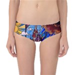 Beauty Stained Glass Castle Building Classic Bikini Bottoms