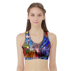 Sports Bra with Border 