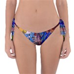 Beauty Stained Glass Castle Building Reversible Bikini Bottoms