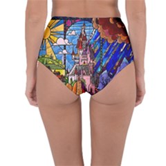 Reversible High-Waist Bikini Bottoms 
