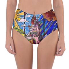 Reversible High-Waist Bikini Bottoms 
