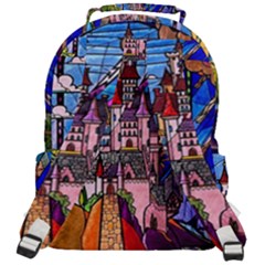 Rounded Multi Pocket Backpack 