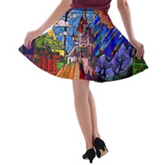 A-line Skater Skirt 
