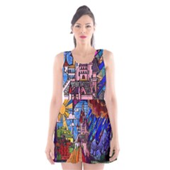Scoop Neck Skater Dress 