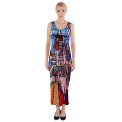 Fitted Maxi Dress 