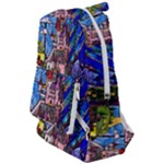 Beauty Stained Glass Castle Building Travelers  Backpack