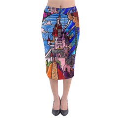 Midi Pencil Skirt 