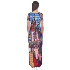 Short Sleeve Maxi Dress 