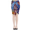 Midi Wrap Pencil Skirt 