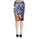 Midi Wrap Pencil Skirt 
