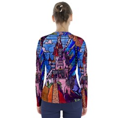 V-Neck Long Sleeve Top 