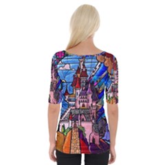 Wide Neckline T-Shirt 
