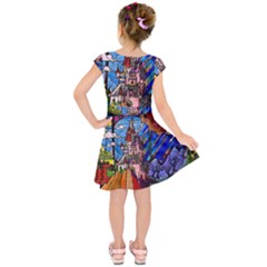 Kids  Short Sleeve Dress 