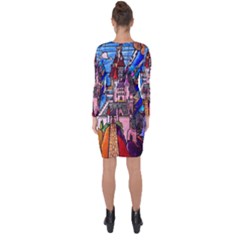 Asymmetric Cut-Out Shift Dress 